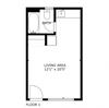 studio bedroom floor plan